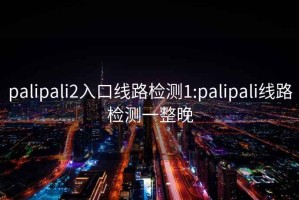 palipali2入口线路检测1:palipali线路检测一整晚