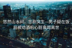 悠然山水间，悲剧突生—男子疑在饭局被劝酒后心脏衰竭离世