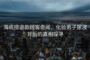 海底捞退款顾客奇闻，化验男子尿液背后的真相探寻