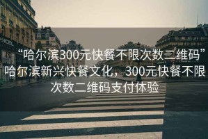 “哈尔滨300元快餐不限次数二维码”哈尔滨新兴快餐文化，300元快餐不限次数二维码支付体验