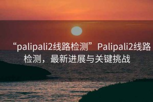 “palipali2线路检测”Palipali2线路检测，最新进展与关键挑战