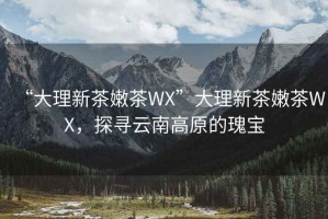 “大理新茶嫩茶WX”大理新茶嫩茶WX，探寻云南高原的瑰宝