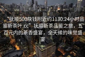 “抚顺500块钱附近约1130.24小时品鉴新茶叶.cc”抚顺新茶品鉴之旅，五百元内的茶香盛宴，全天候的味觉盛宴