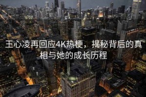 王心凌再回应4K热梗，揭秘背后的真相与她的成长历程