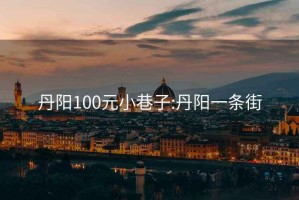 丹阳100元小巷子:丹阳一条街