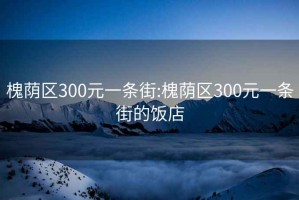 槐荫区300元一条街:槐荫区300元一条街的饭店