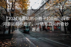 “2024河源站前小巷子100元”探索河源站前小巷子，一场与百元的奇妙邂逅