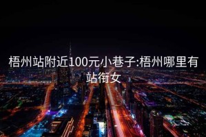 梧州站附近100元小巷子:梧州哪里有站衔女