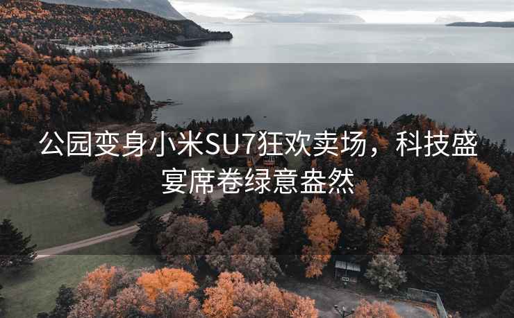 公园变身小米SU7狂欢卖场，科技盛宴席卷绿意盎然