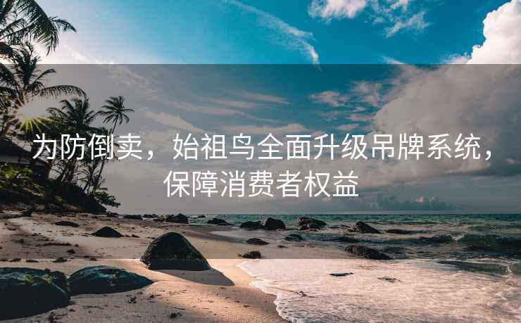 为防倒卖，始祖鸟全面升级吊牌系统，保障消费者权益