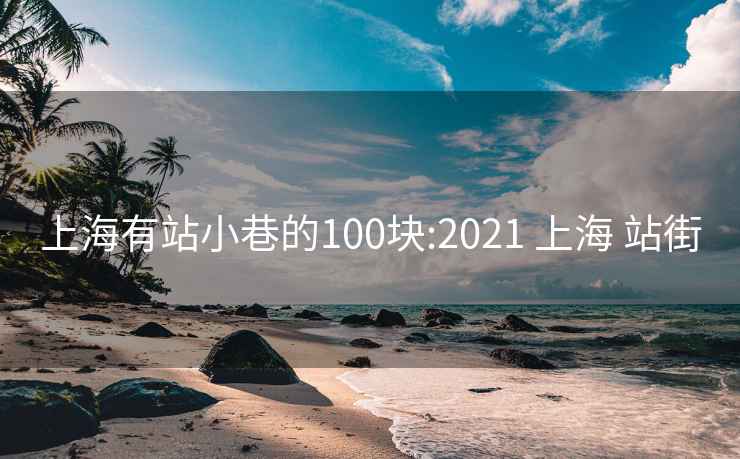 上海有站小巷的100块:2021 上海 站街