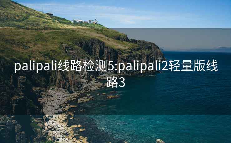 palipali线路检测5:palipali2轻量版线路3