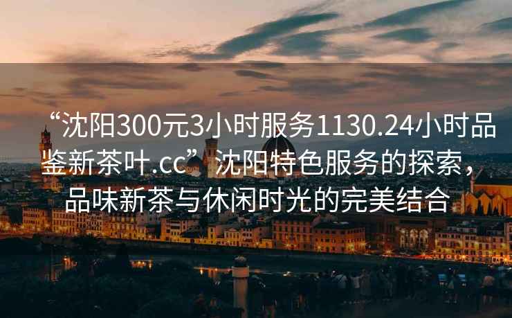 “沈阳300元3小时服务1130.24小时品鉴新茶叶.cc”沈阳特色服务的探索，品味新茶与休闲时光的完美结合