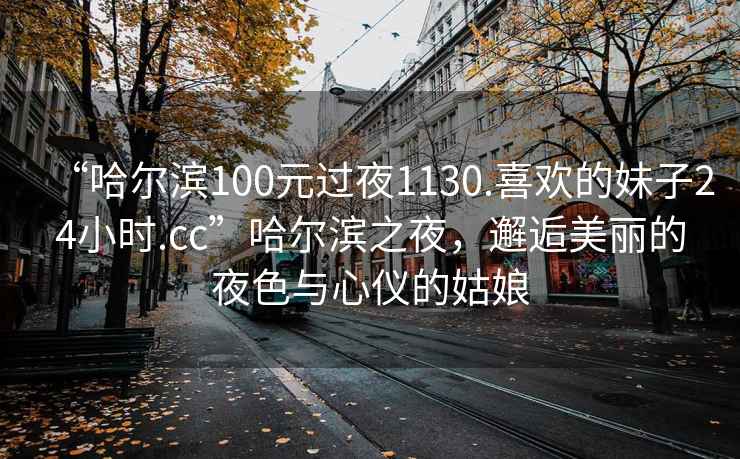 “哈尔滨100元过夜1130.喜欢的妹子24小时.cc”哈尔滨之夜，邂逅美丽的夜色与心仪的姑娘