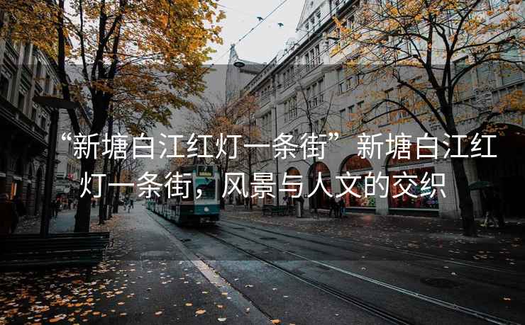 “新塘白江红灯一条街”新塘白江红灯一条街，风景与人文的交织