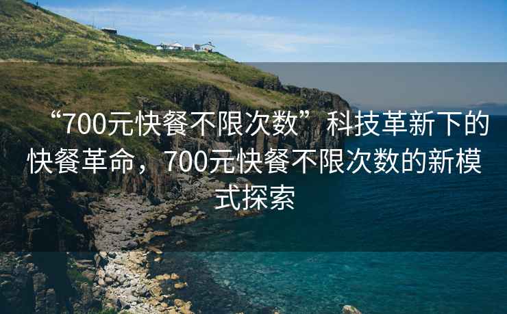 “700元快餐不限次数”科技革新下的快餐革命，700元快餐不限次数的新模式探索